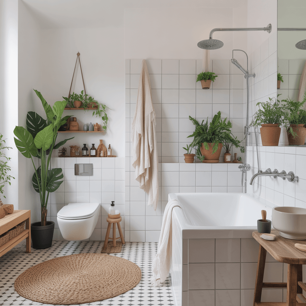 How to Decorate a Bathroom without Drilling