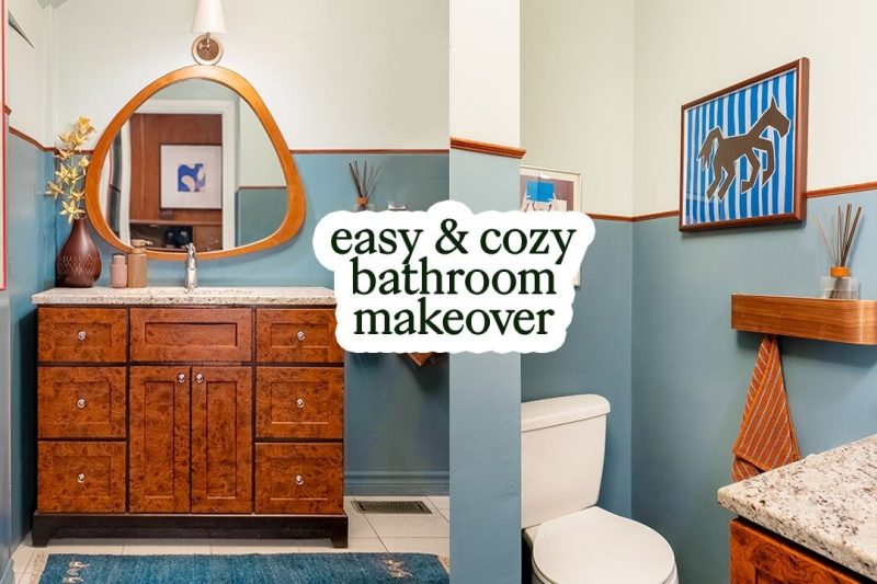 Small Bathroom Feel Cozy