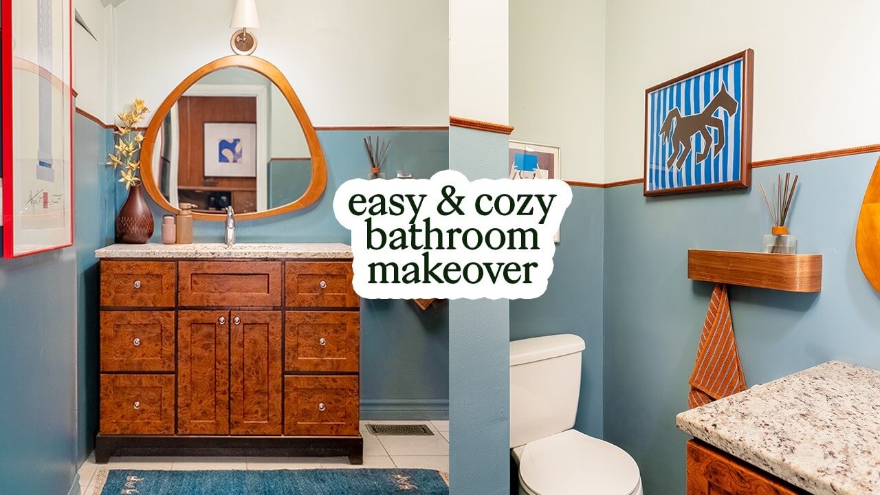 Small Bathroom Feel Cozy