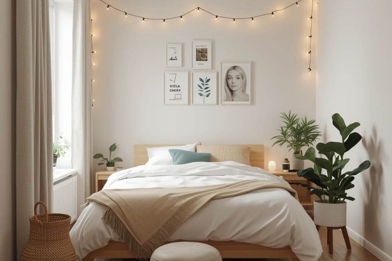 how to decorate a small bedroom on a budget