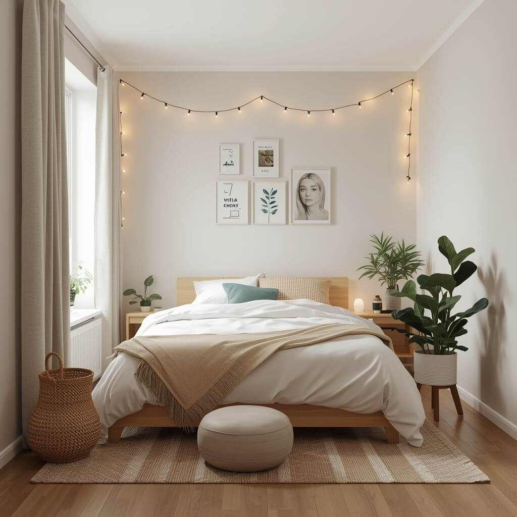 how to decorate a small bedroom on a budget